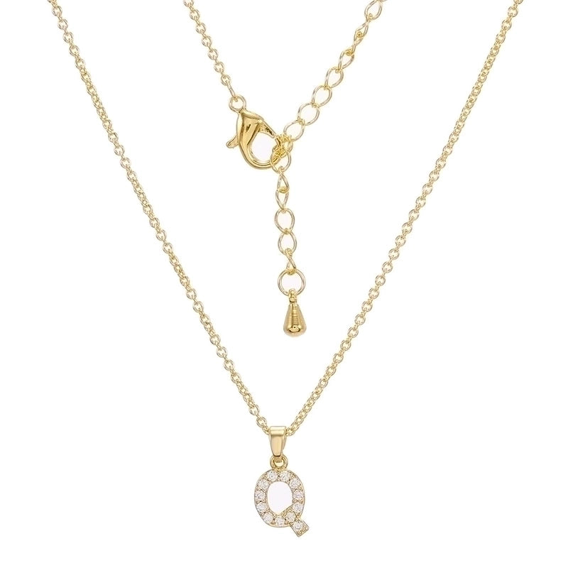 Brass Cable Chain Letter Necklace