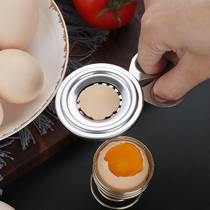 Stainless Steel Egg Topper Cutter