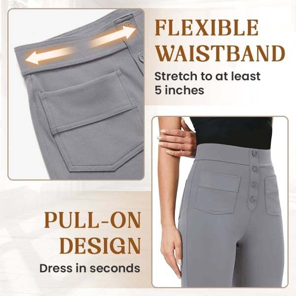🔥Special Sale 49% OFF 💕🔥Women's Casual High Waist Stretch Pants