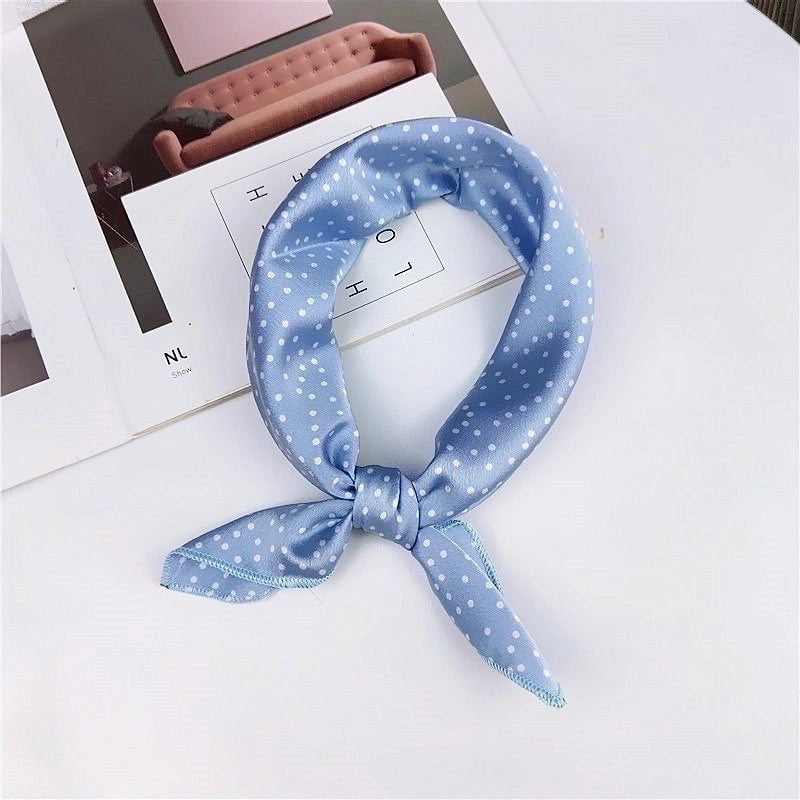 New Spring And Autumn Summer Small Silk Scarf Small Square Towel Women's Professional Variety Decorative Printed Scarf Scarf