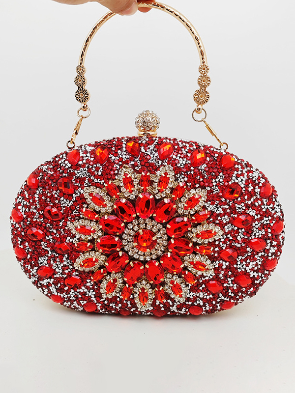 Geometric Shiny Split-Joint Bags Bags Accessories Handbags