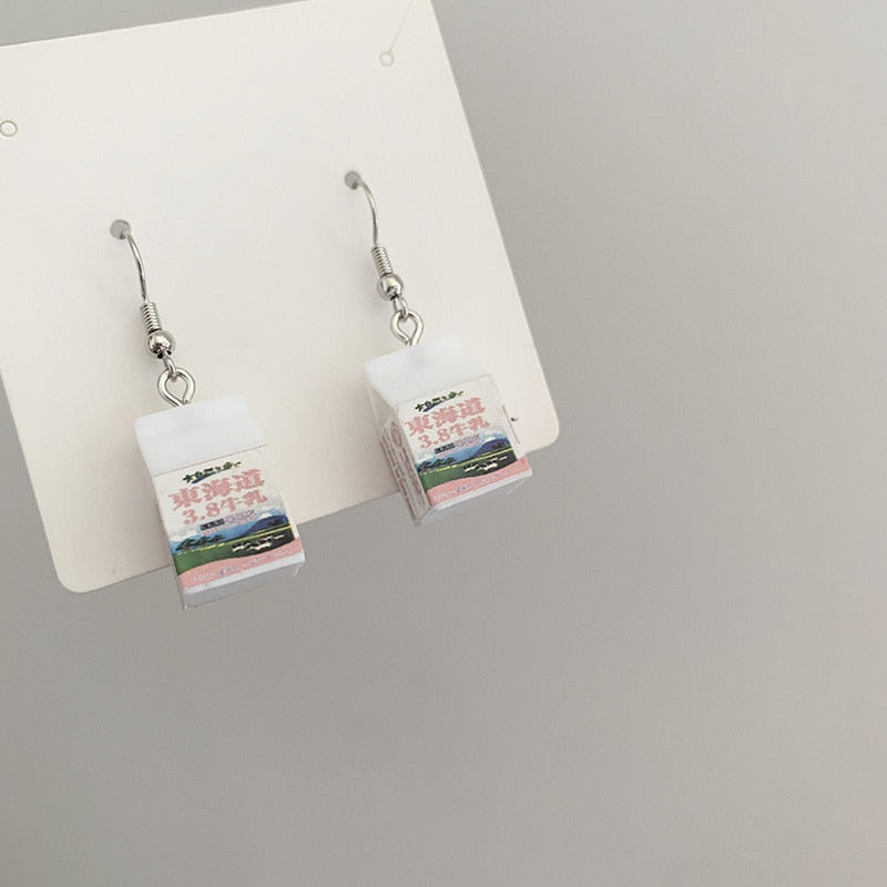 Milk Box Earrings