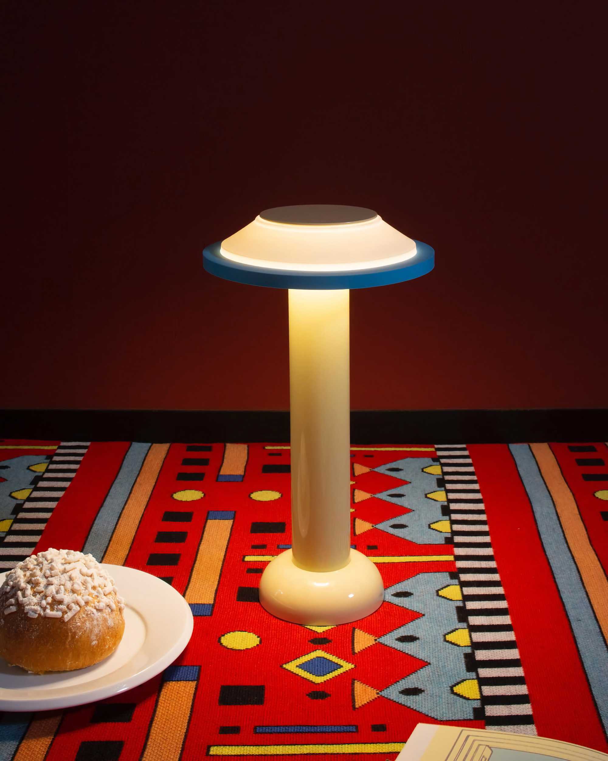Sowden PL2 Protable Lamp. yellow