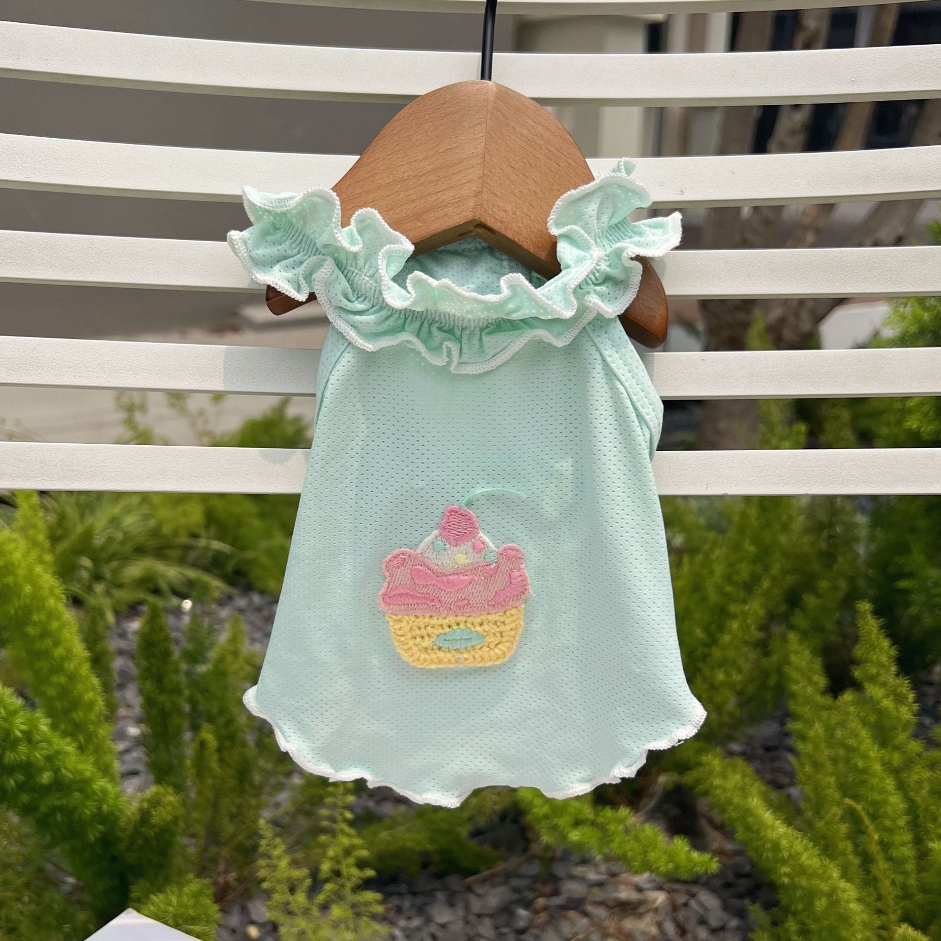 Cupcake Printed Breathable Dog Cat Vest
