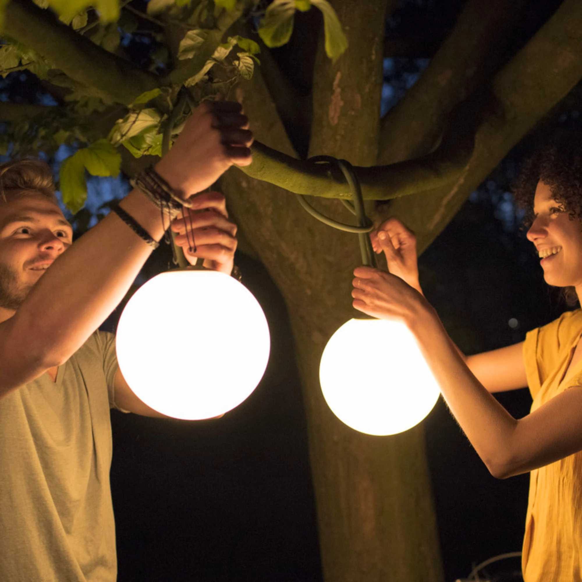 Bolleke rechargeable lantern. Taupe