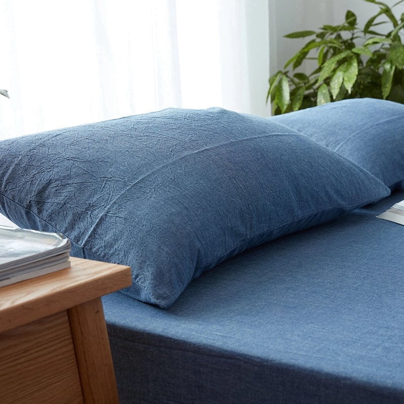 Casual Lattice Solid Color Cotton Pillow Cases Couch & Sofa Decor