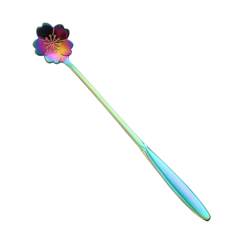 Casual Flower Stainless Steel Tableware