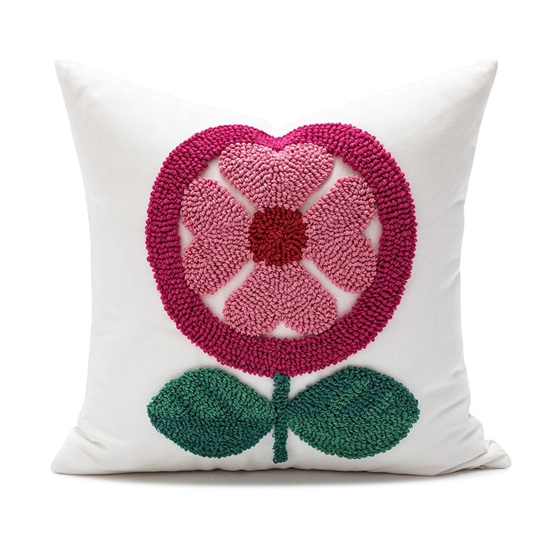Cute Letter Cotton Pillow Cases
