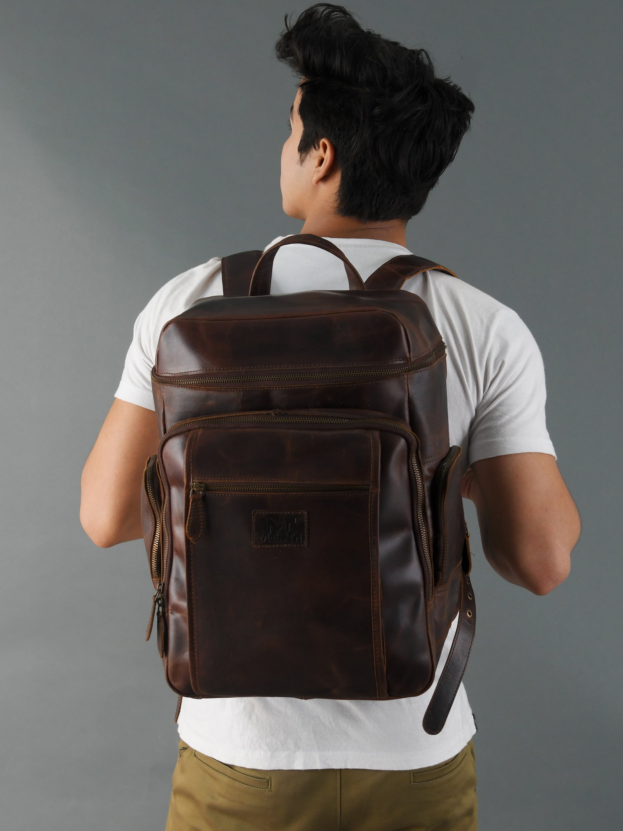 Brown Backpack