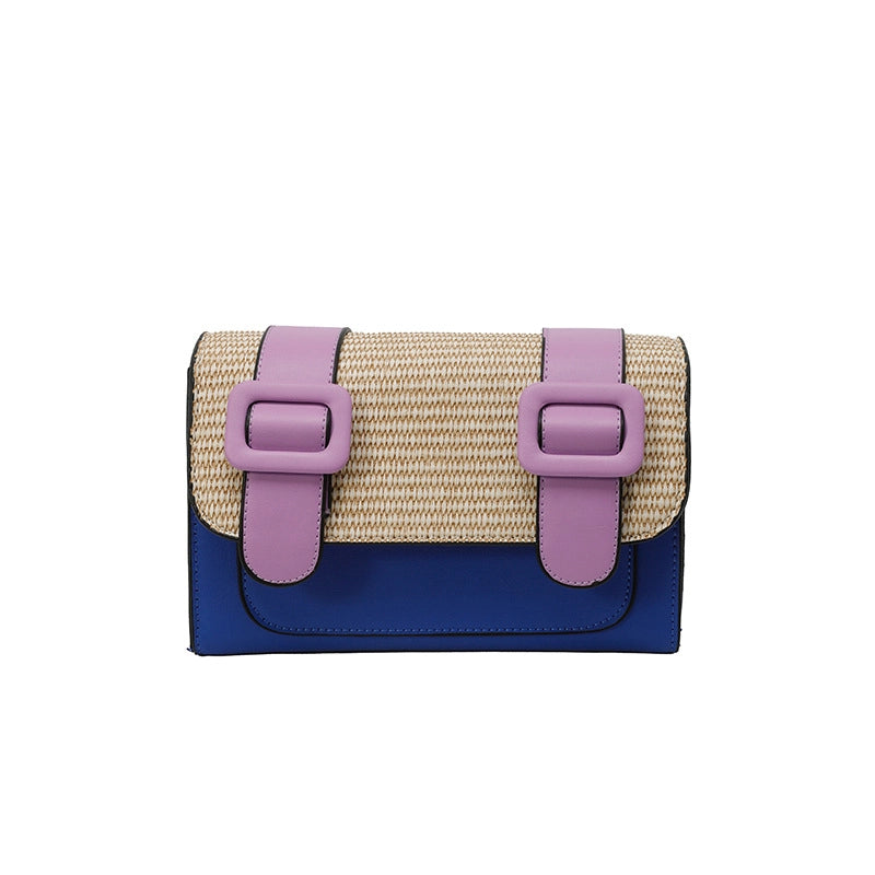 Women's Medium Pu Leather Solid Color Classic Style Streetwear Square Flip Cover Crossbody Bag