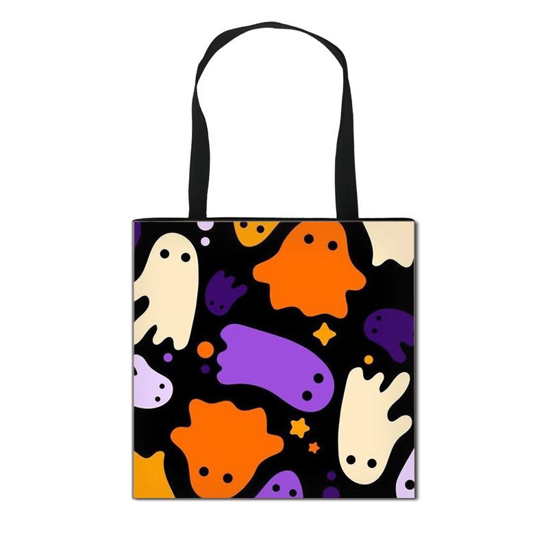 Halloween Canvas Pumpkin Cartoon Bat Cute