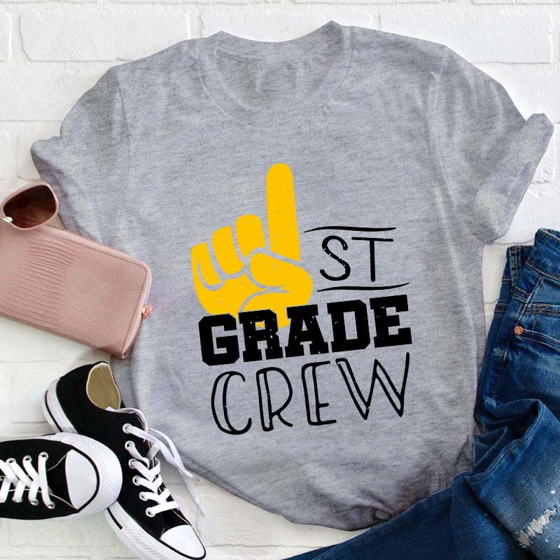 Personalized Grade Gesticulation Teacher T-Shirt