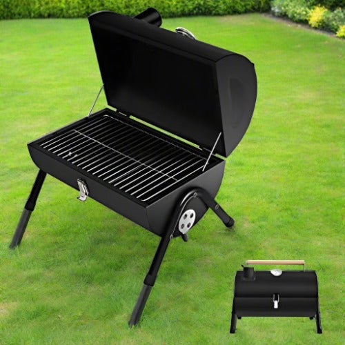 HEAVY DUTY CHARCOAL BARBEQUE GRILL