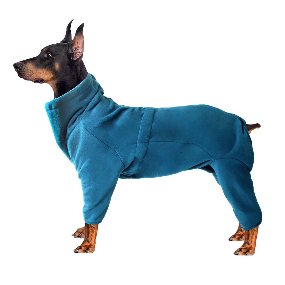 Fleece Dog Suit – Cozy and Full-Body Warmth for Cold Weather