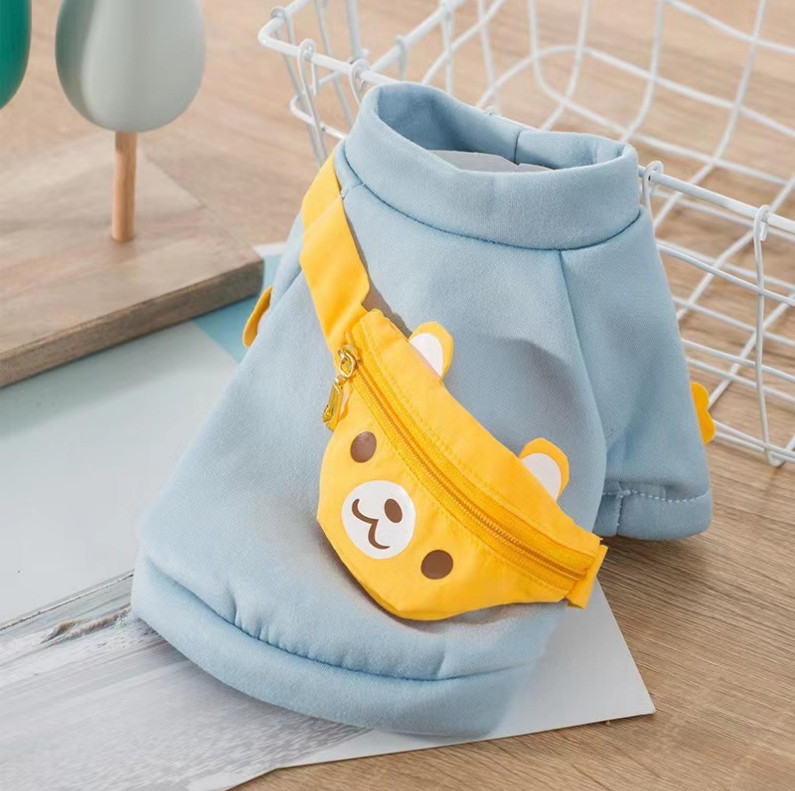 Warm and Fashionable Pet Sweater with Crossbody Bag