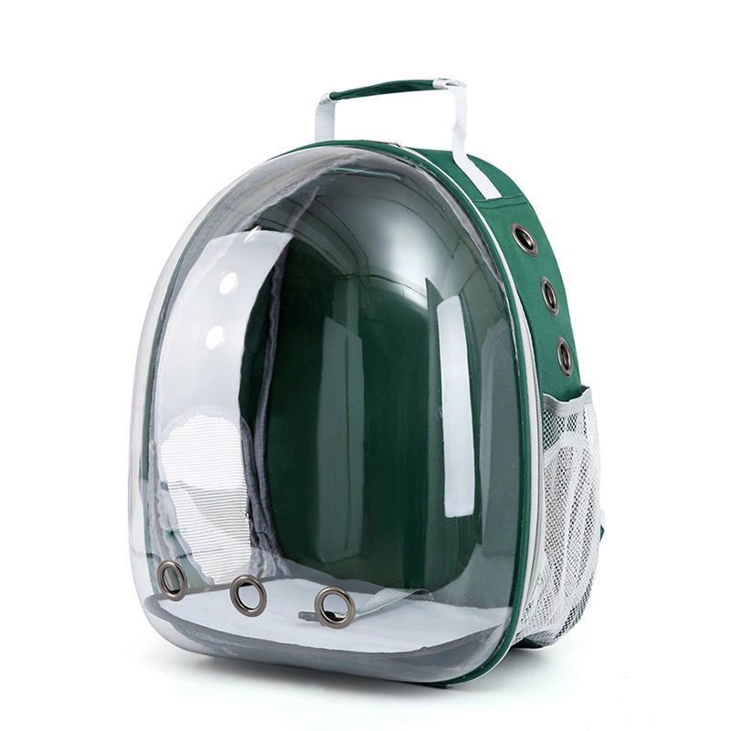 Minimalist PVC Oxford Cloth Solid Color Pets Backpack