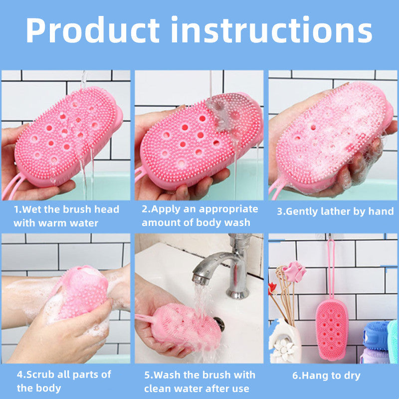 DURABLE FAST FOAMING BATH BRUSH