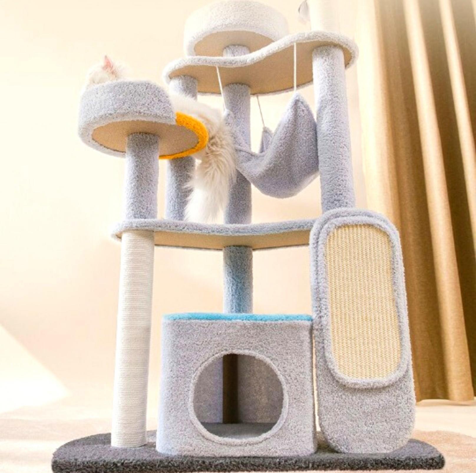 Laputo Palace Multi-functional Cat Tree | Scratching Posts & Lounging Areas