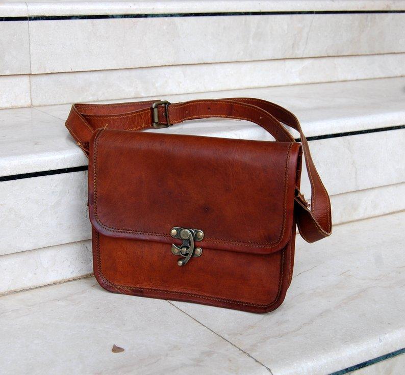 Small Shoulder Crossbody Leather Bag