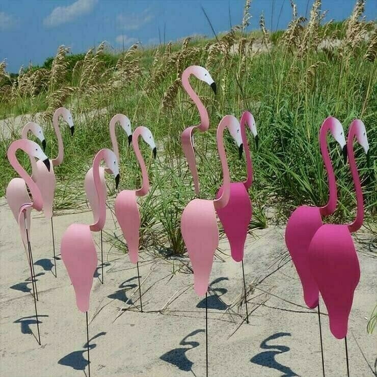 🔥Garden Art - Dancing Flamingos🦩🦩🦩