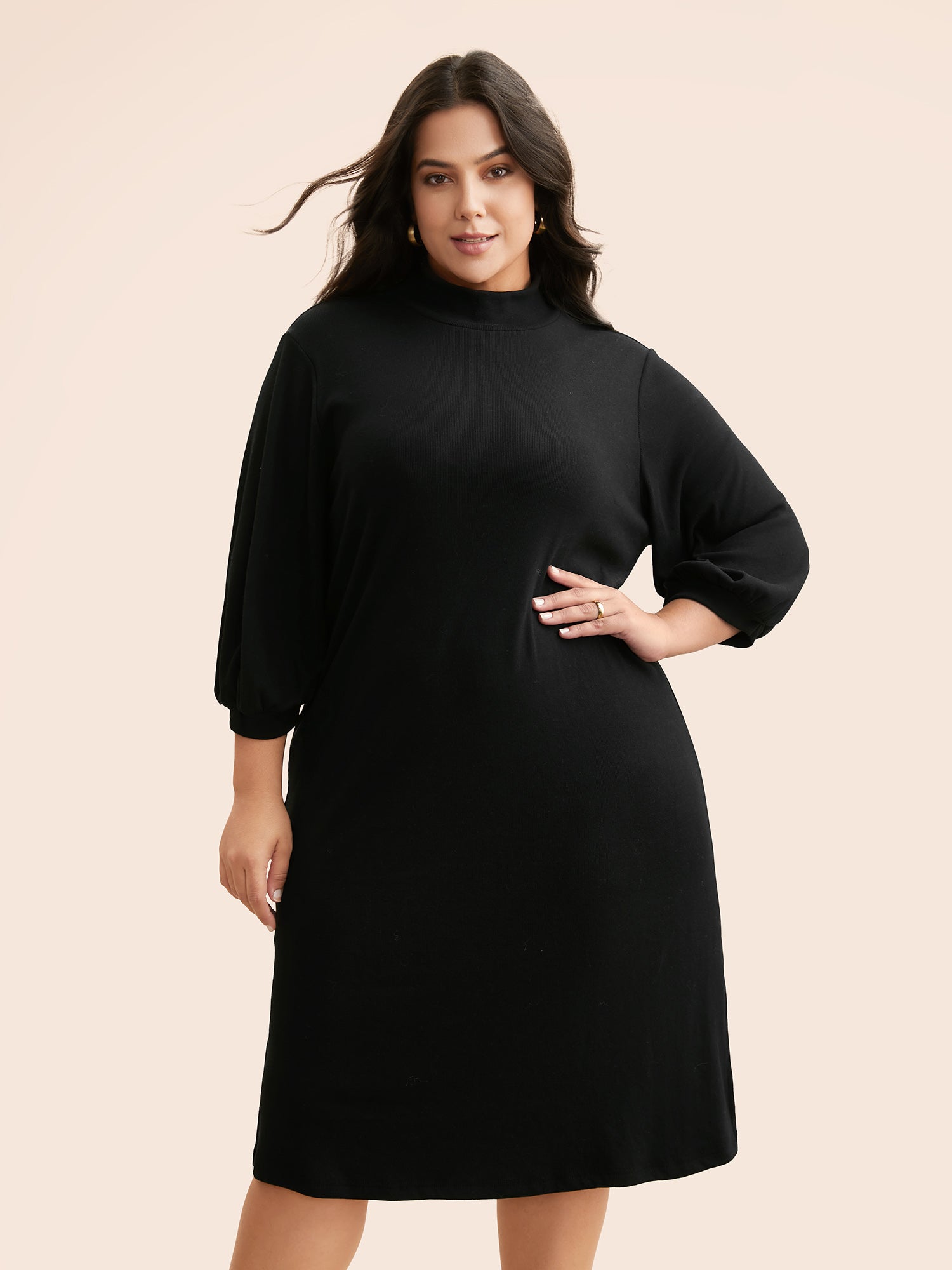 Supersoft Essentials Side Slits Midi Dress
