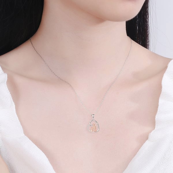 Last Day Promotion 48% OFF--🎁🔥Love You Forever Heart Necklace