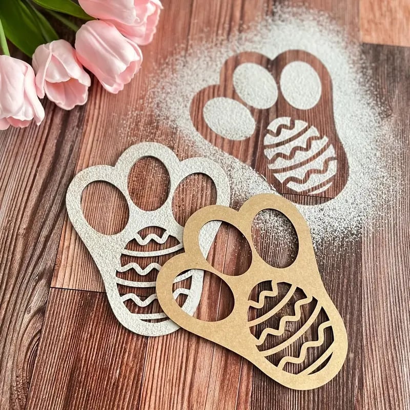 Easter Bunny Footprints Props