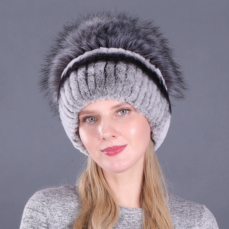 Women's Basic Solid Color Eaveless Wool Cap