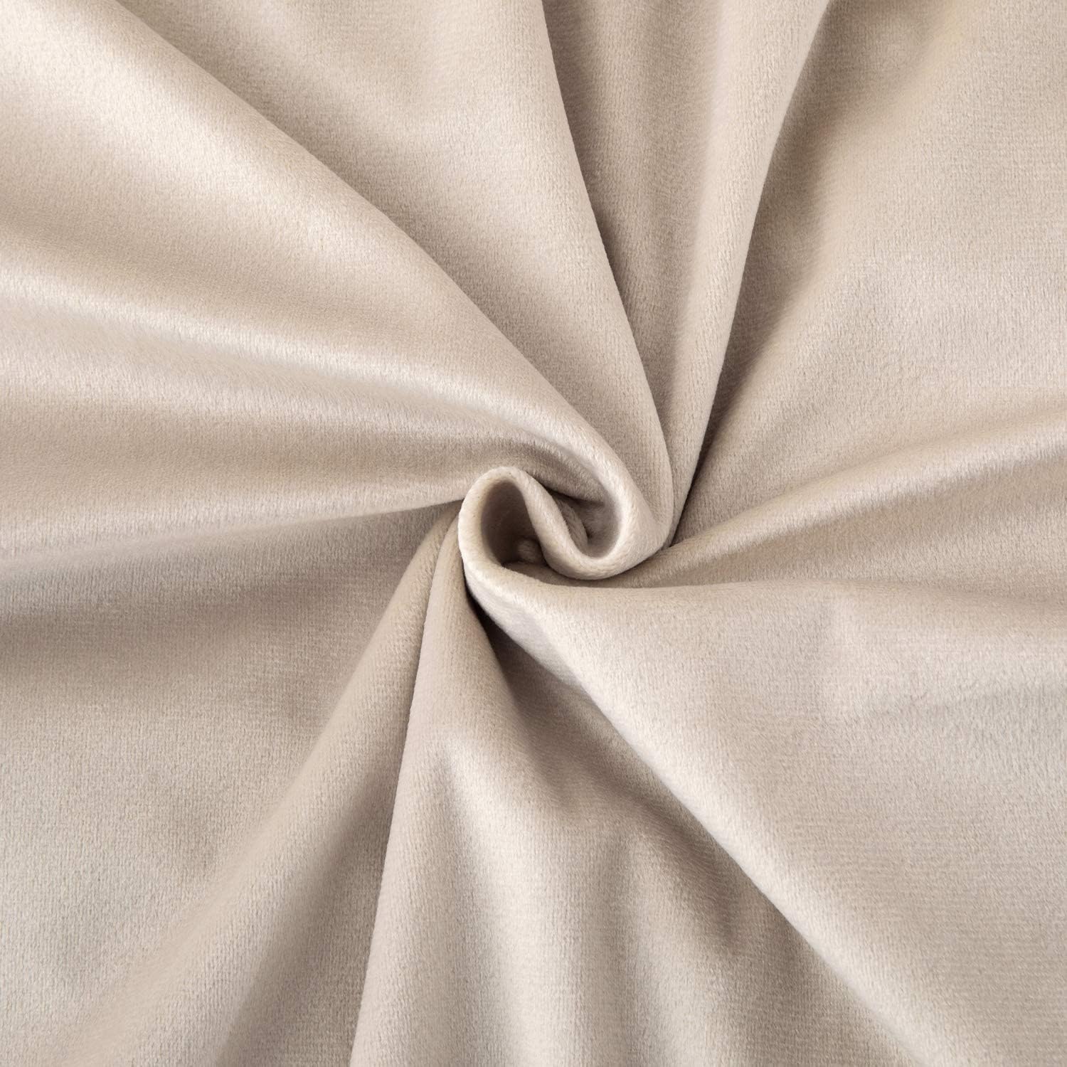 Beige Velvet-Luxury Bed Sheet Set
