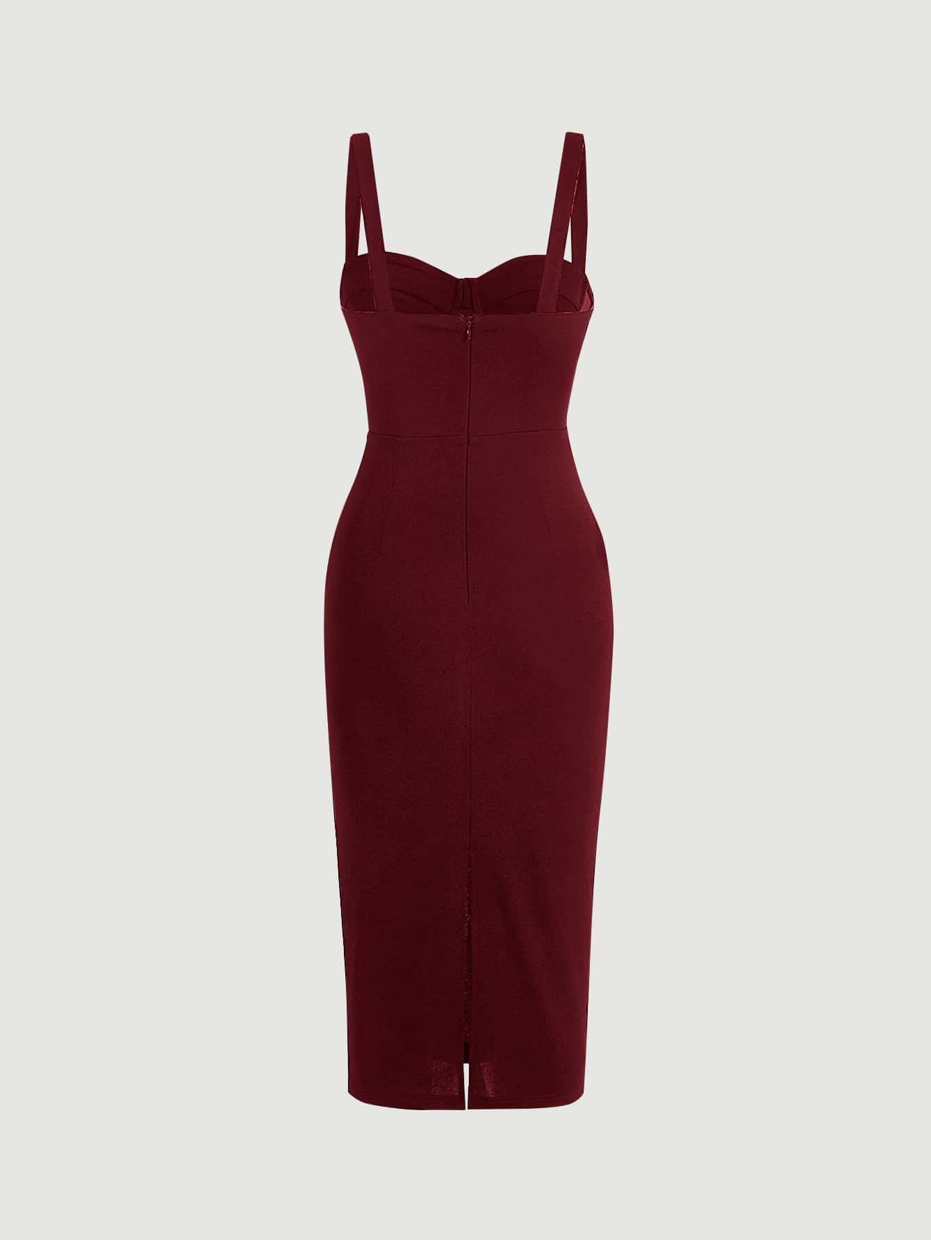 Belle Split Back Bodycon Dress(Clearance Sale)