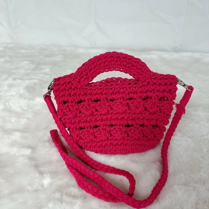 Unisex Small Polyester Solid Color Vacation Hook Loop Shoulder Bag