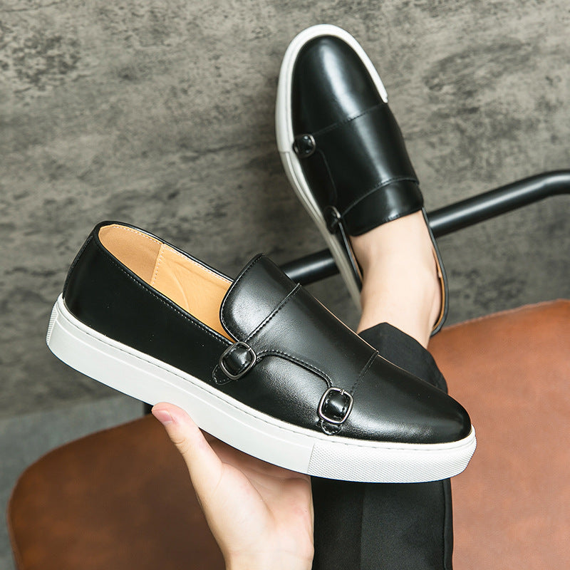 Men's Leather Loafers Fashion Trendy Casual Shoes