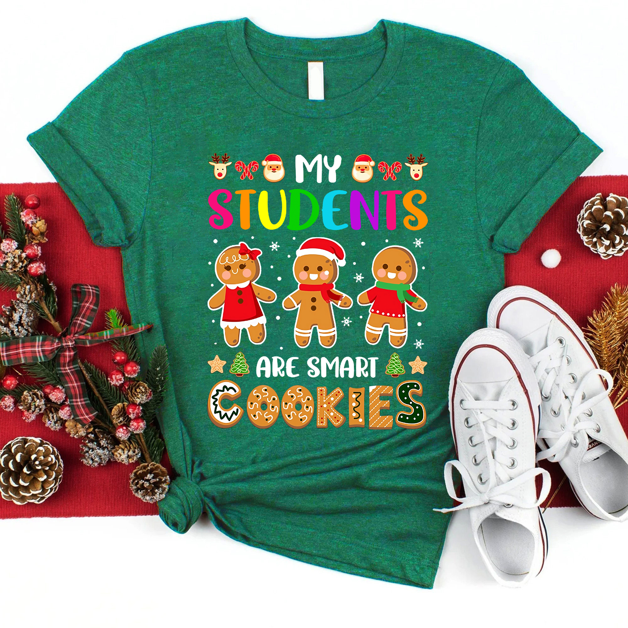 My Students Are Smart Cookies Christmas T-Shirt