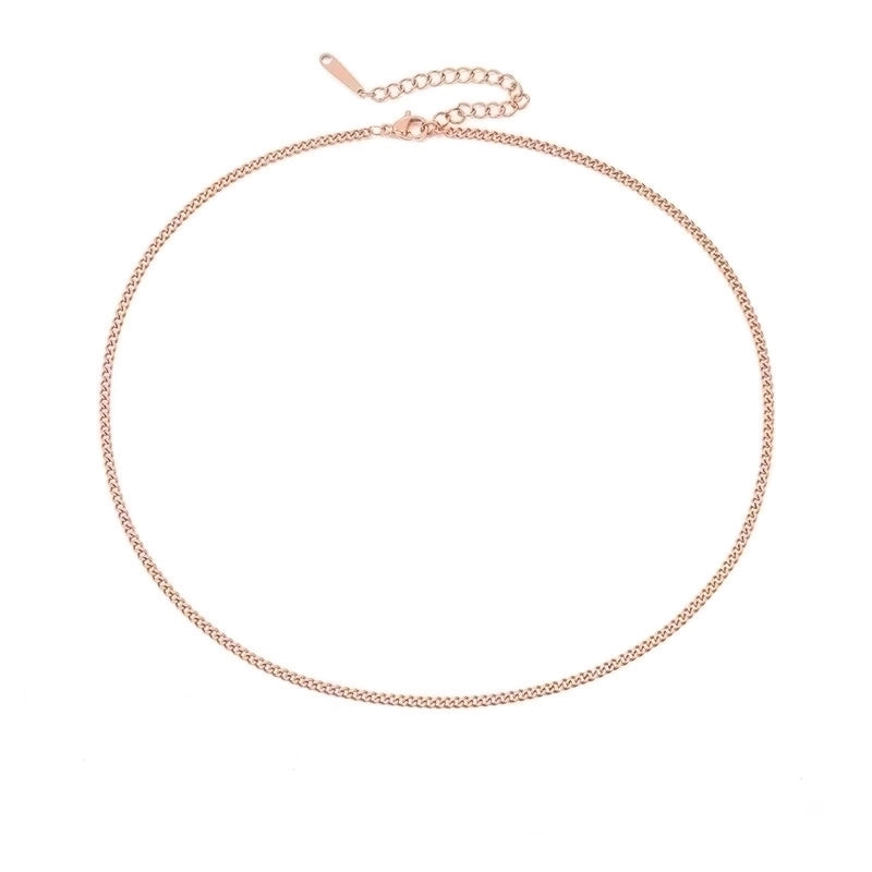 Stainless Steel 14K Gold Plated Fashion Plating U Shape Necklace