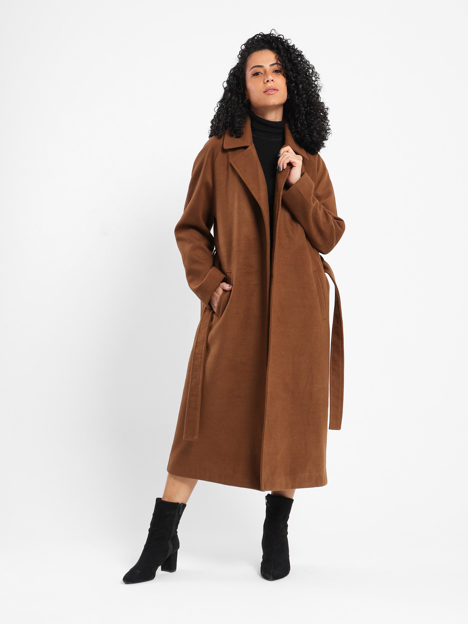 Oversized Wool-Blend Coat