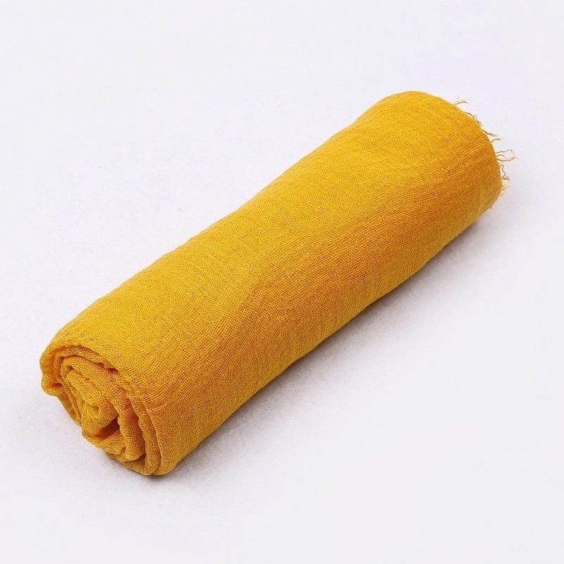 Women's Minimalist Solid Color Satin Printing Shawls