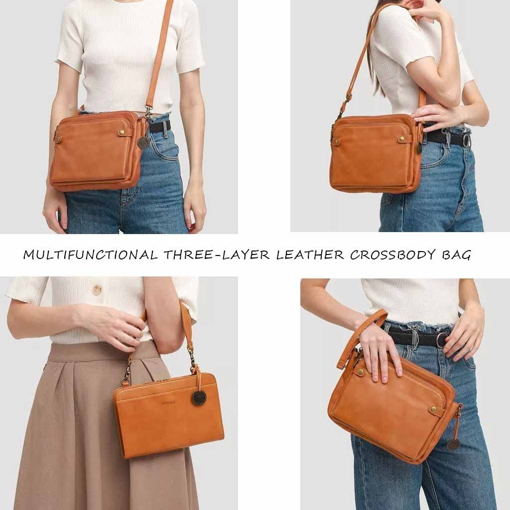 🔥Hot Sale 49% OFF🔥🔥-Crossbody Leather Shoulder Bags and Clutches