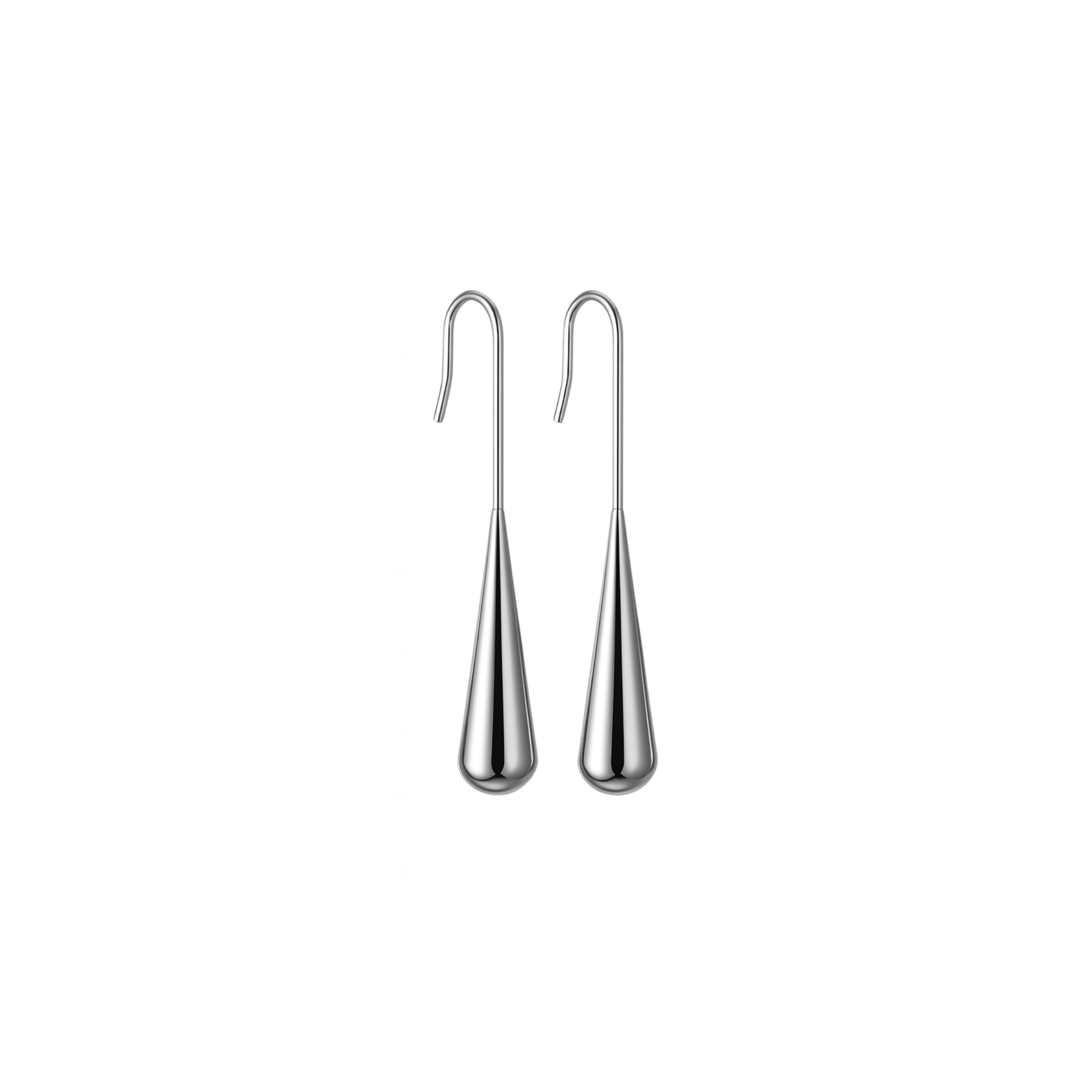 Water drop studs - Silver
