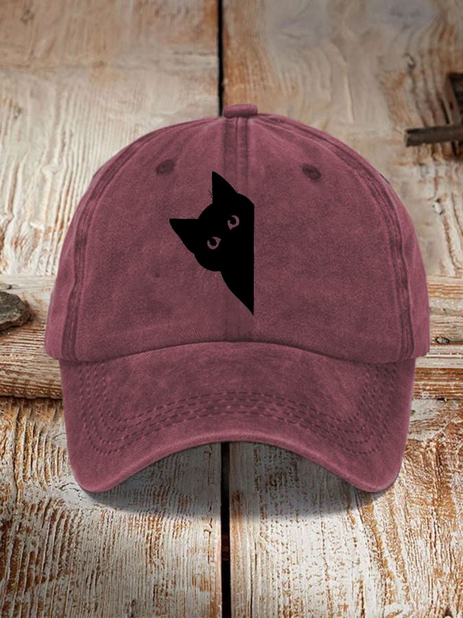 Black Cat Sun Hat