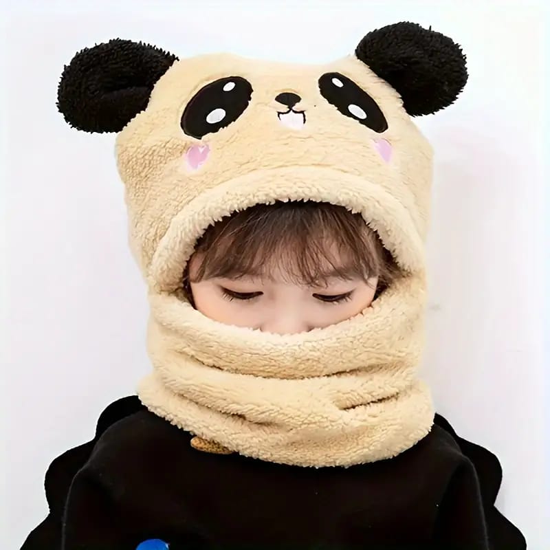 Kids Panda Wool Cap