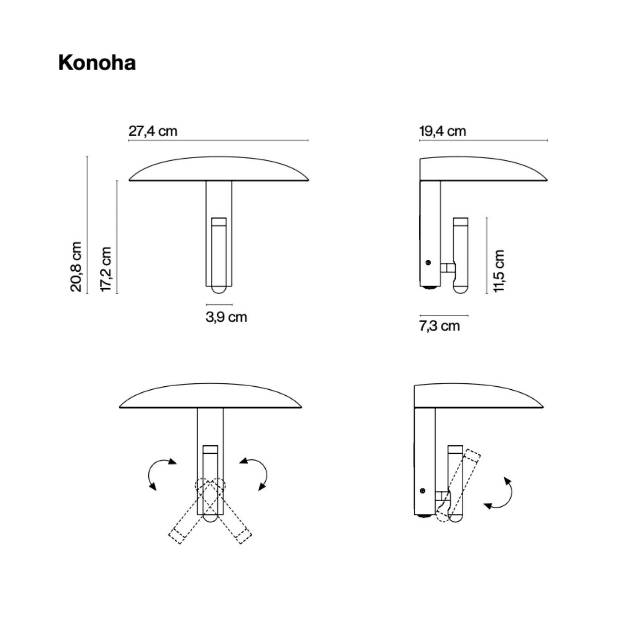 Marset Konoha wall lamp
