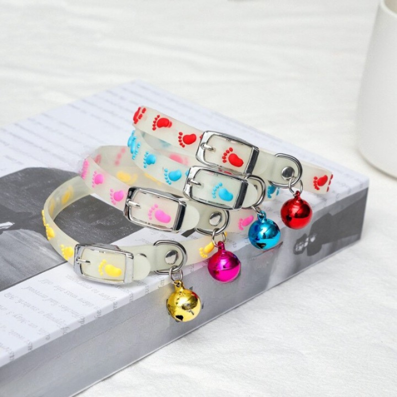 4 Piece Set Of Collars With Bells