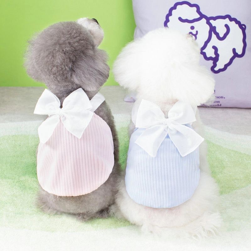Cute Spring Summer New Pet Clothes Dog Dress Puff Skirt Luxury Teddy Bichon Poodle 23 Lightweight Luxury Puff Skirt