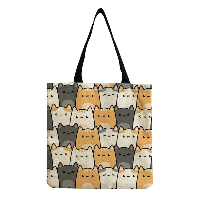 Women's Fashion Cat Shopping Bags