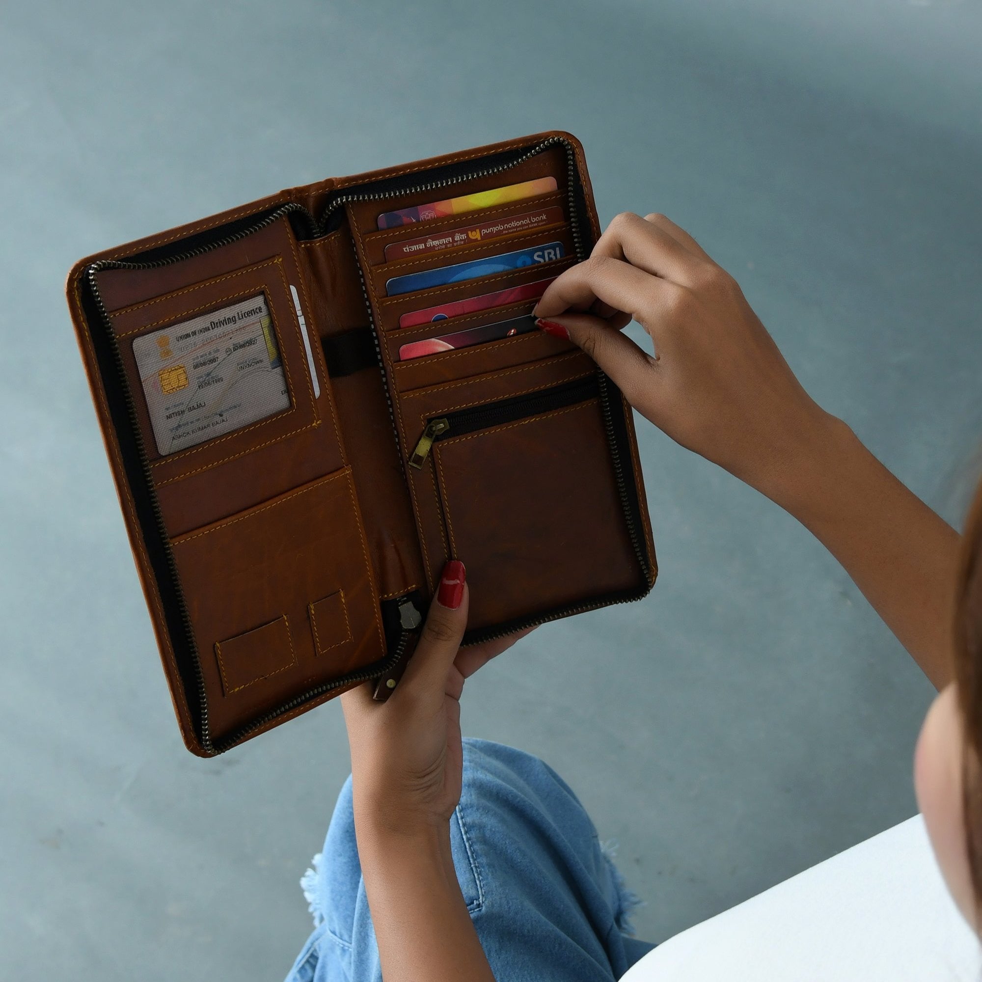 Women's Wallet- Tan Brown