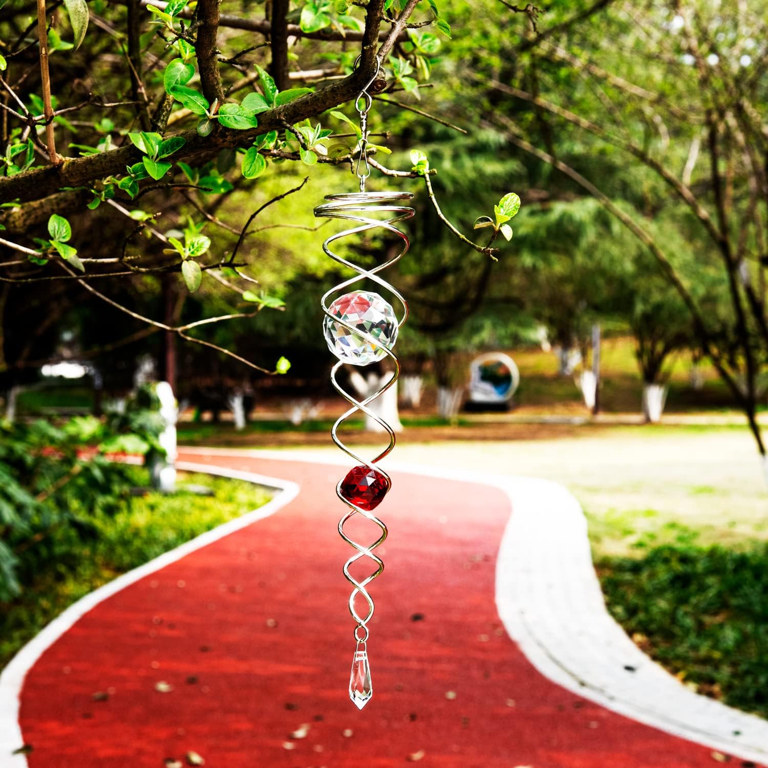 🎐LAST DAY SALE 49% OFF🔥-Gazing Ball Spiral Tail Wind Spinner Stabilizer