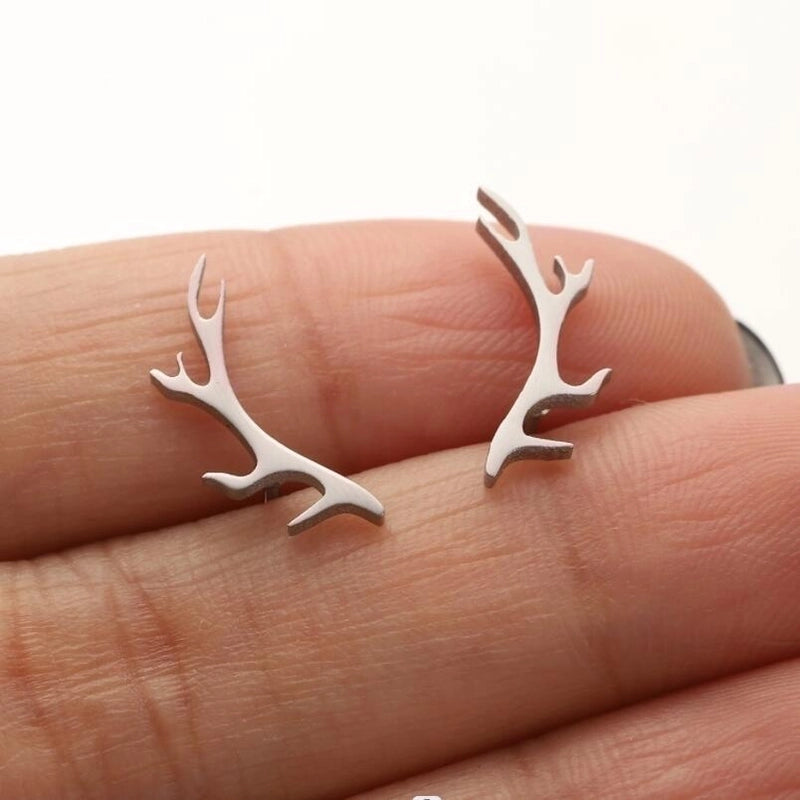 1 Pair Casual Cute Animal Plating Hollow Out 304 Stainless Steel 18K Gold Plated Ear Studs