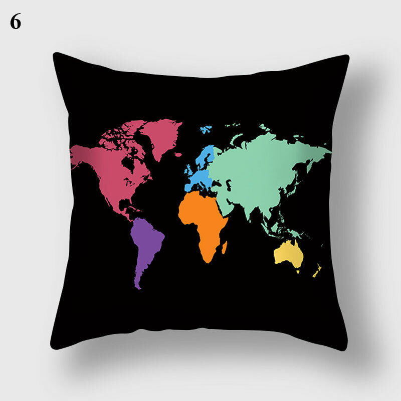 18 Cushion Cover Pillow Case Home Sofa Decor Pillowslip Waist Pillow Cover Soft