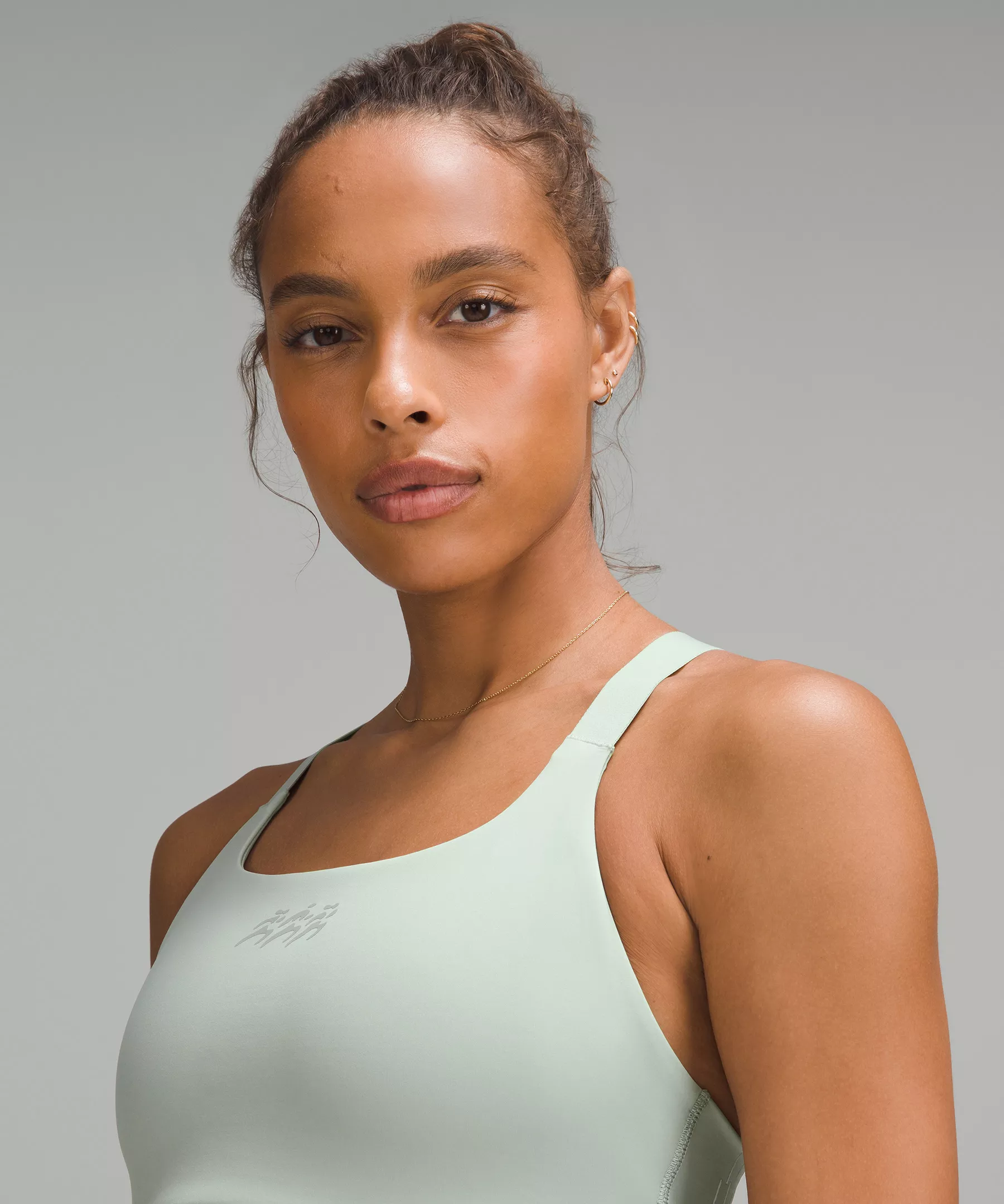 Ultralu Square-Neck Workout Bra B/C Reflective