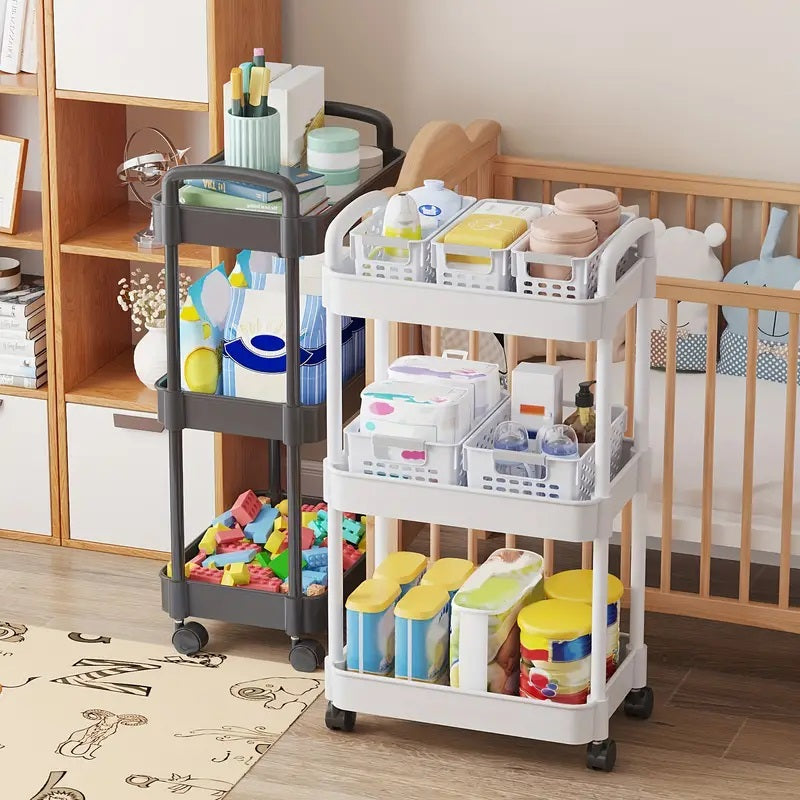 3-Layers Multi-function Trolley Storage Organizer(5295)